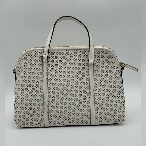 Kate Spade White Perforated Leather Newbury
Lane Top Handle Bag White - Picture 4 of 17